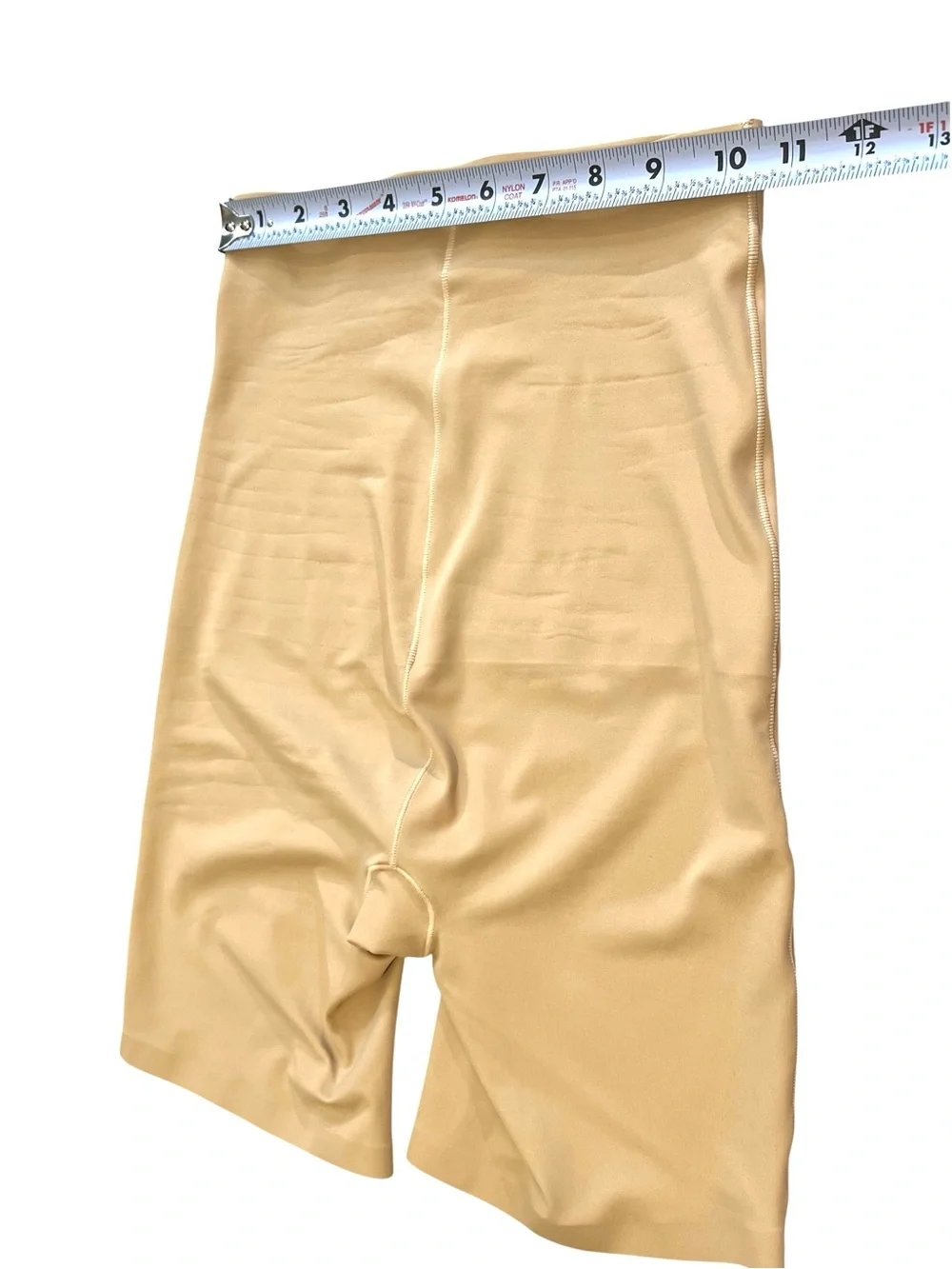 Skinnygirl Ultra Smooth Firm Control Mid-Thigh Shaper, Color Nude/Tan, Sz Small